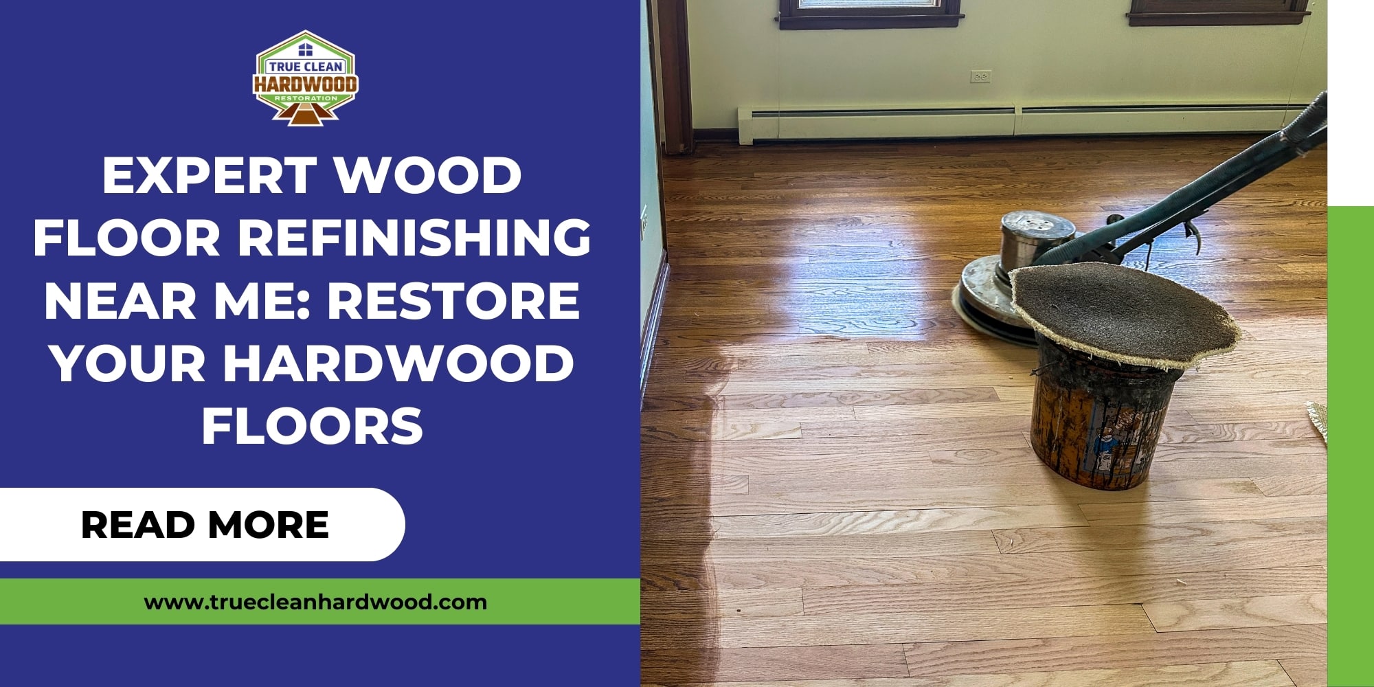 Expert wood floor refinishing service in Raleigh NC